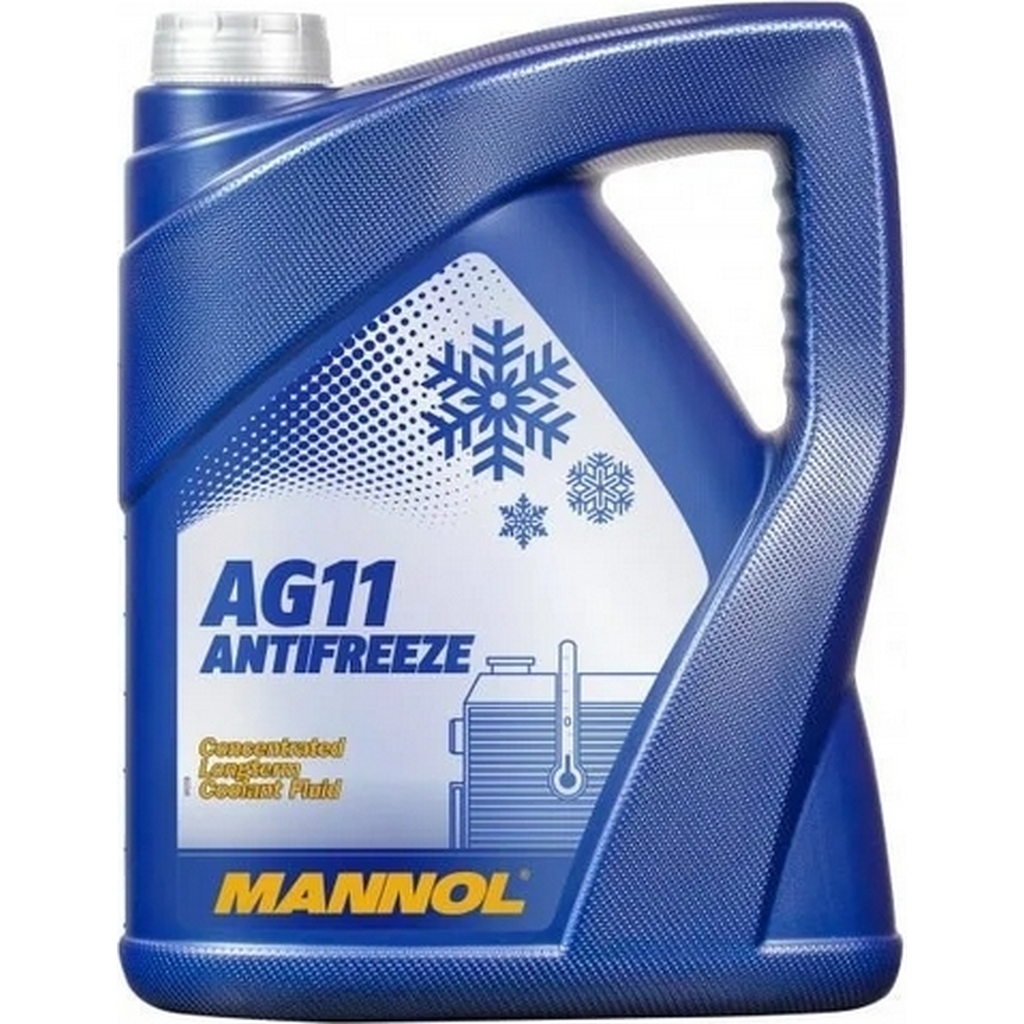 Концентрат антифриз MANNOL ANTIFREEZE LONGTERM AG11 синий, 5 л 2031