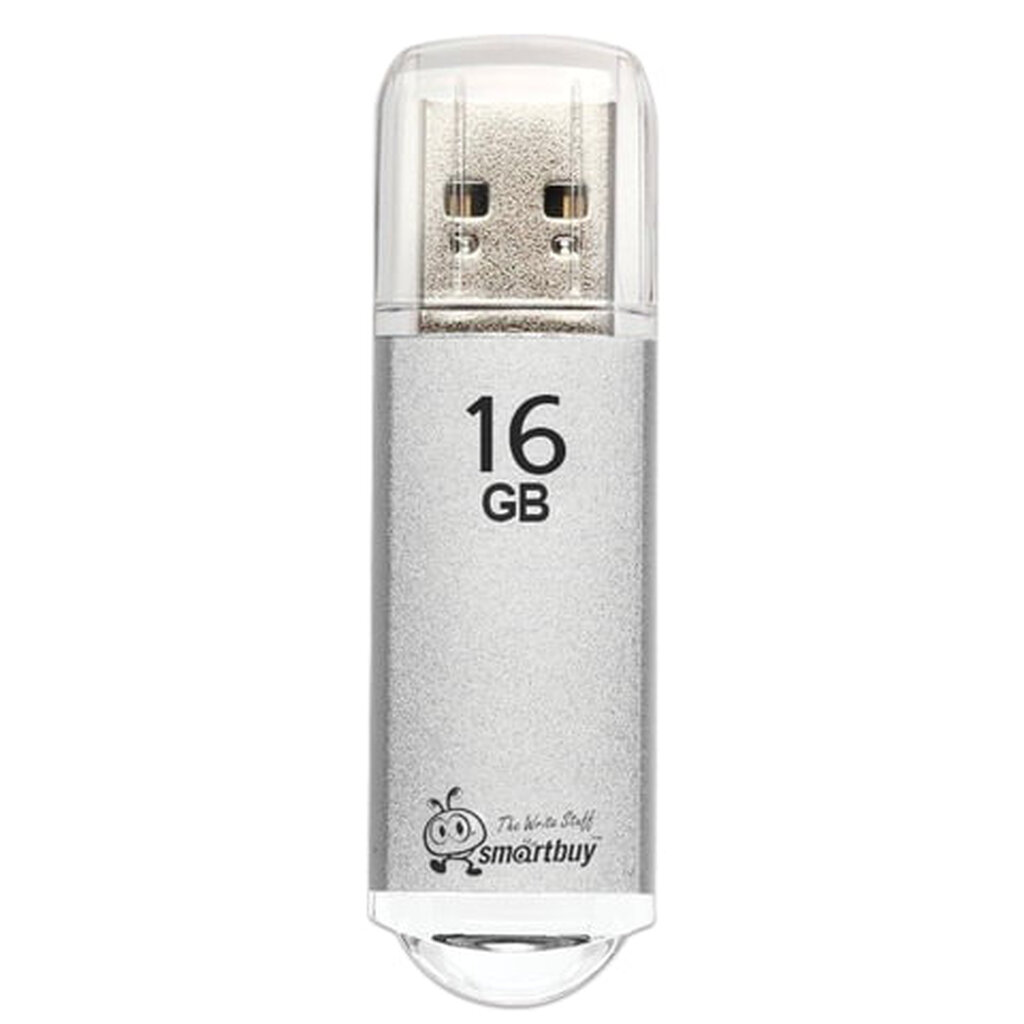 Флэш-накопитель Smartbuy V-Cut 16GB silver SB16GBVC-S