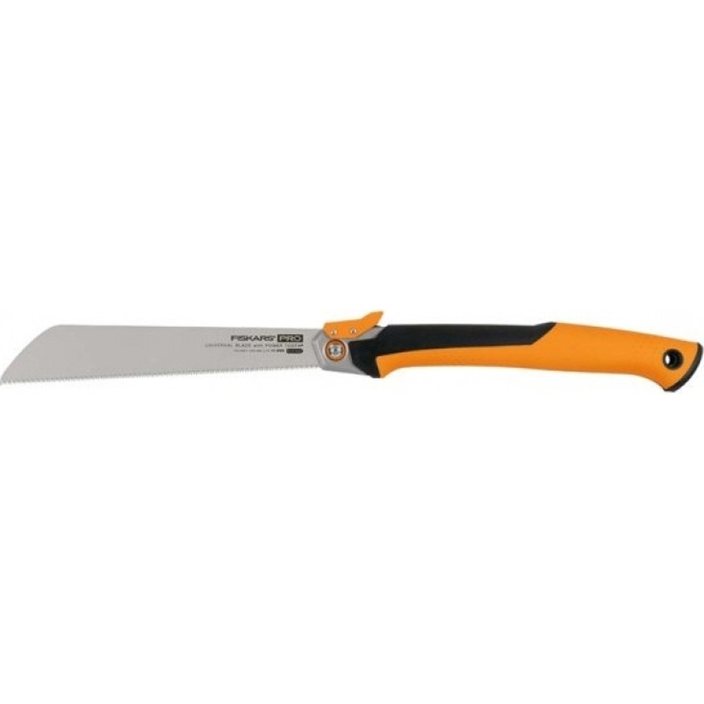 Пила Fiskars тяговая складная PowerTooth 250 мм, 13 зубьев на дюйм 1062933