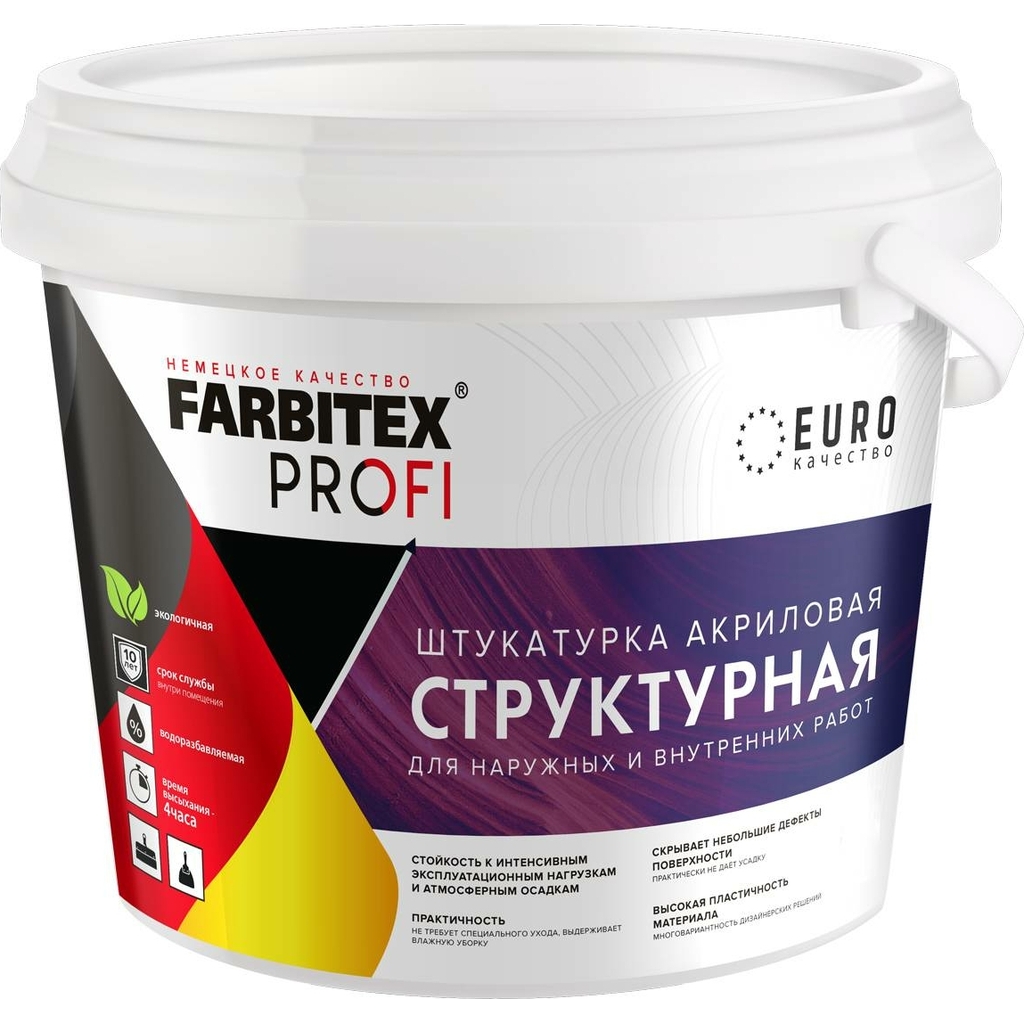 Структурная штукатурка Farbitex 25 кг 4300009590