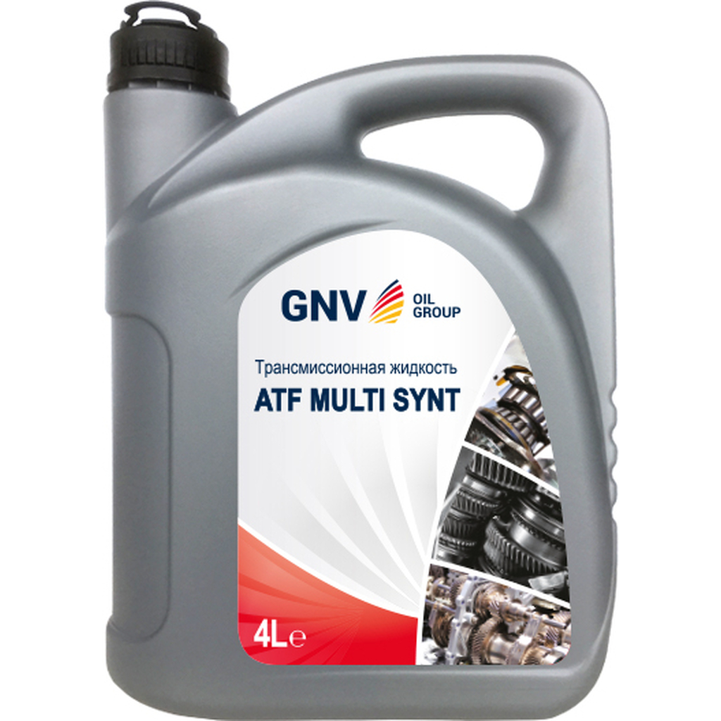 Синтетическая жидкость для автоматических трансмиссий GNV ATF Multi Synt, 4 л GMS101212501451SYN0004