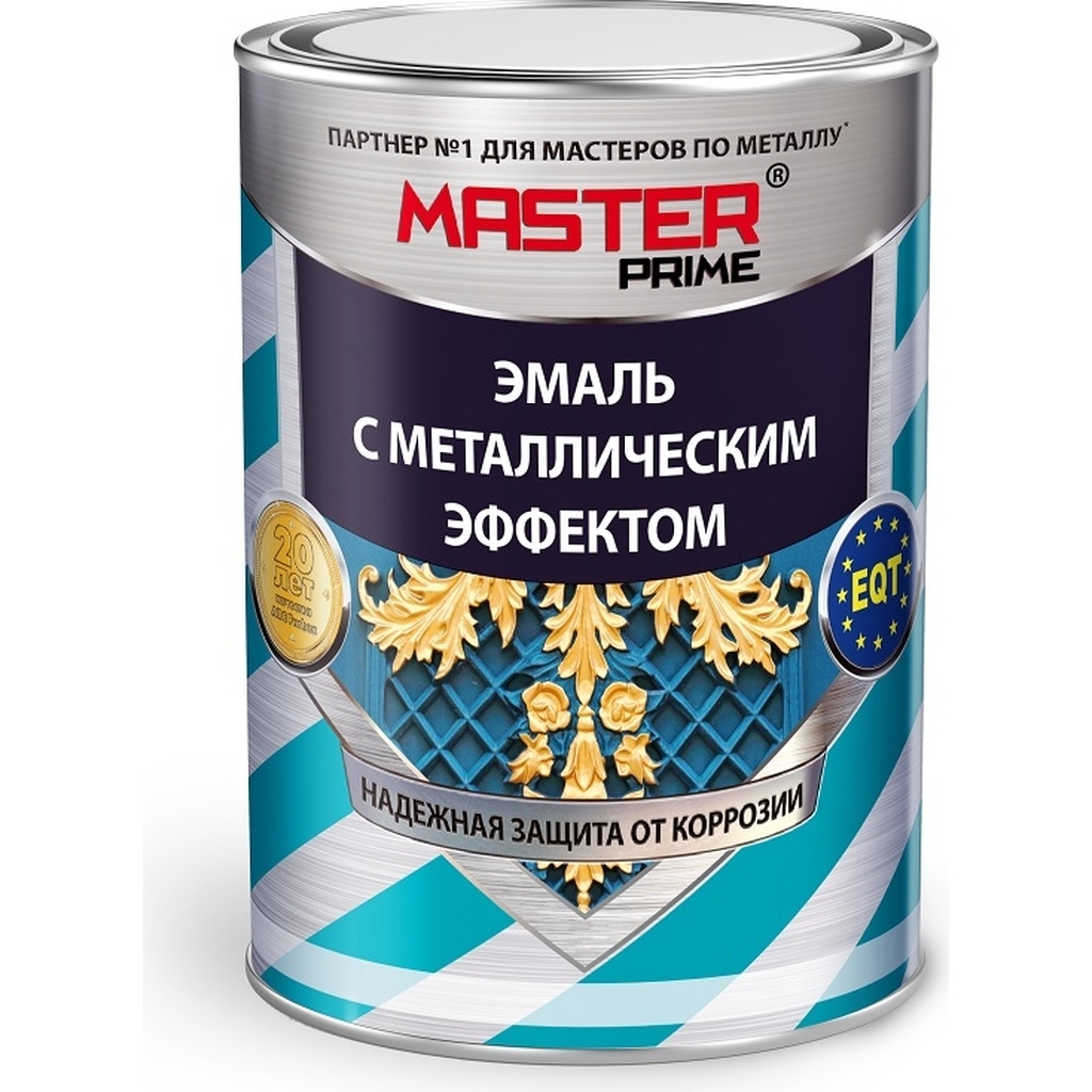 Эмаль MASTER PRIME с металлическим эффектом, красный, 4 л 4300003423