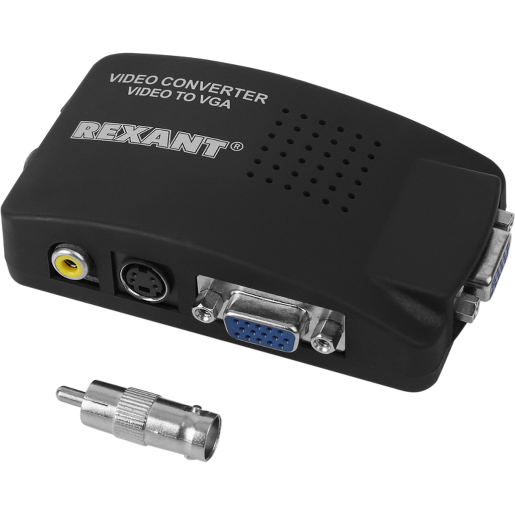 Конвертер REXANT BNC и S-video на VGA 1080р 17-6910