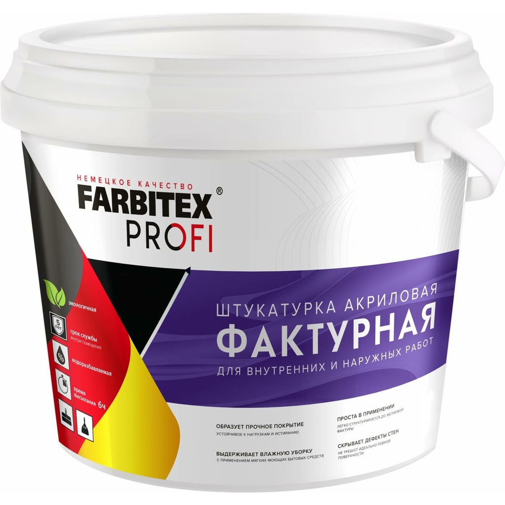 Фактурная штукатурка Farbitex 16 кг 4300009592