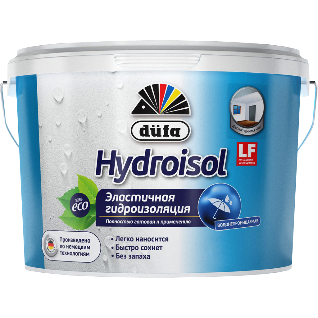 Гидроизоляция Dufa HYDROISOL эластичная, 3 кг Н0000005099