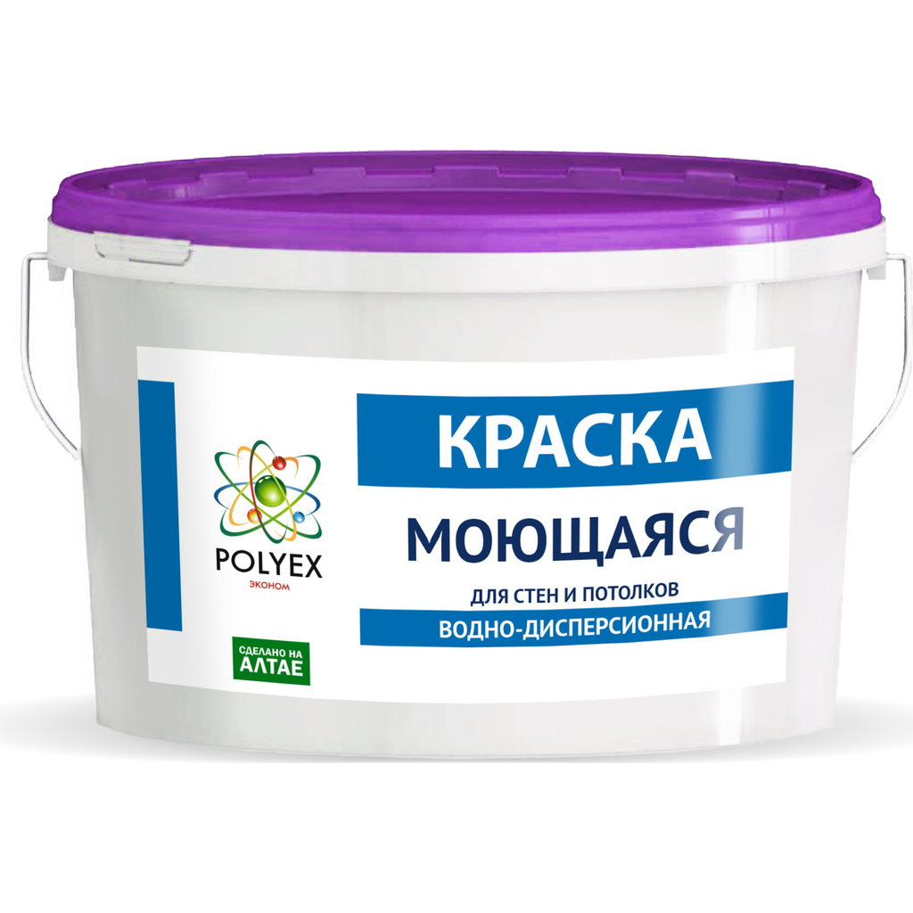 Моющаяся краска POLYEX (2.8 кг; 4 шт) УТ-00006925