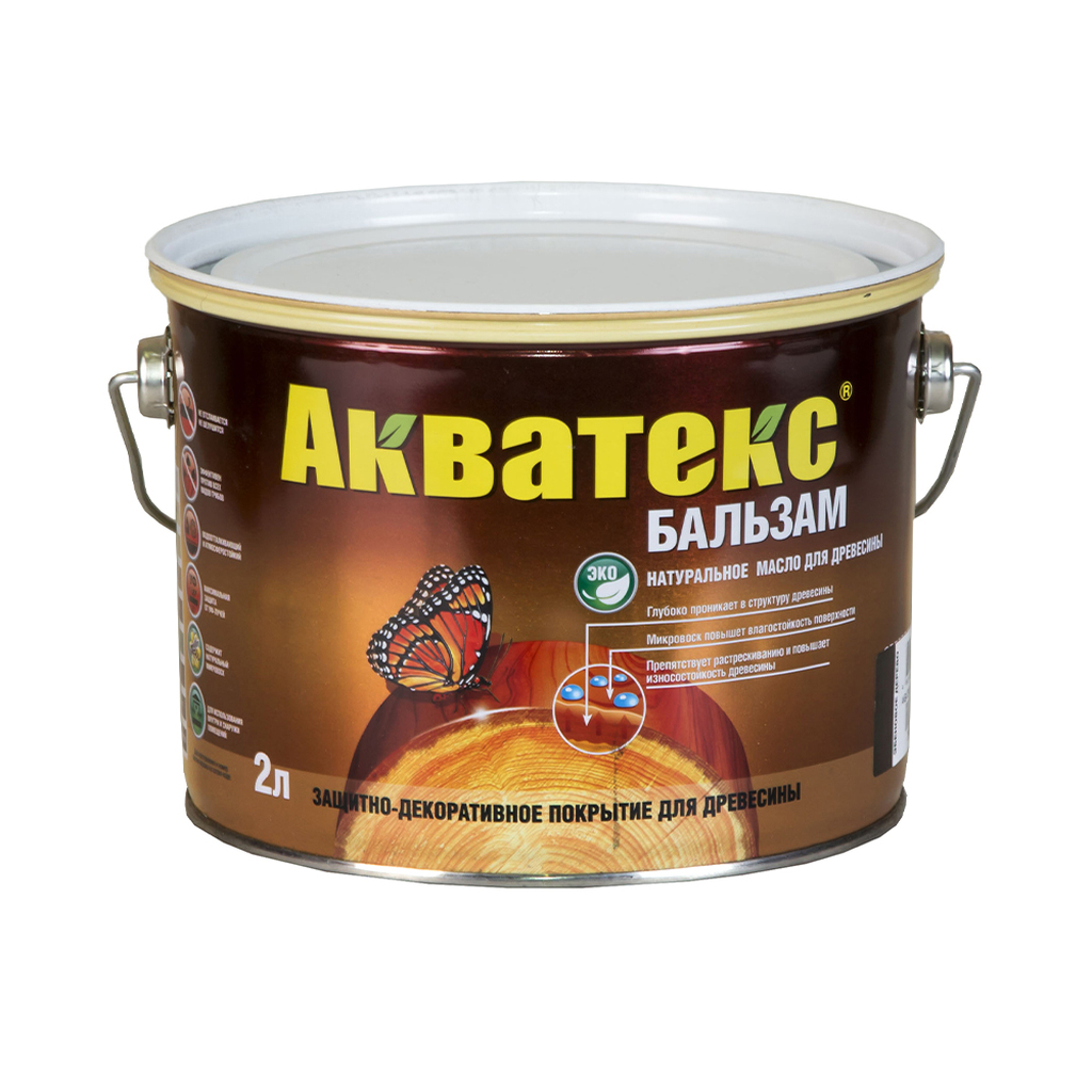 Акватекс - бальзам масло для древесины 0,75л тик