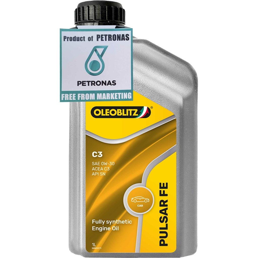 Моторное масло Petronas OLEOBLITZ PULSAR FE C3 0W-30, синтетическое, ACEA C3, API SN 70643EL8EU