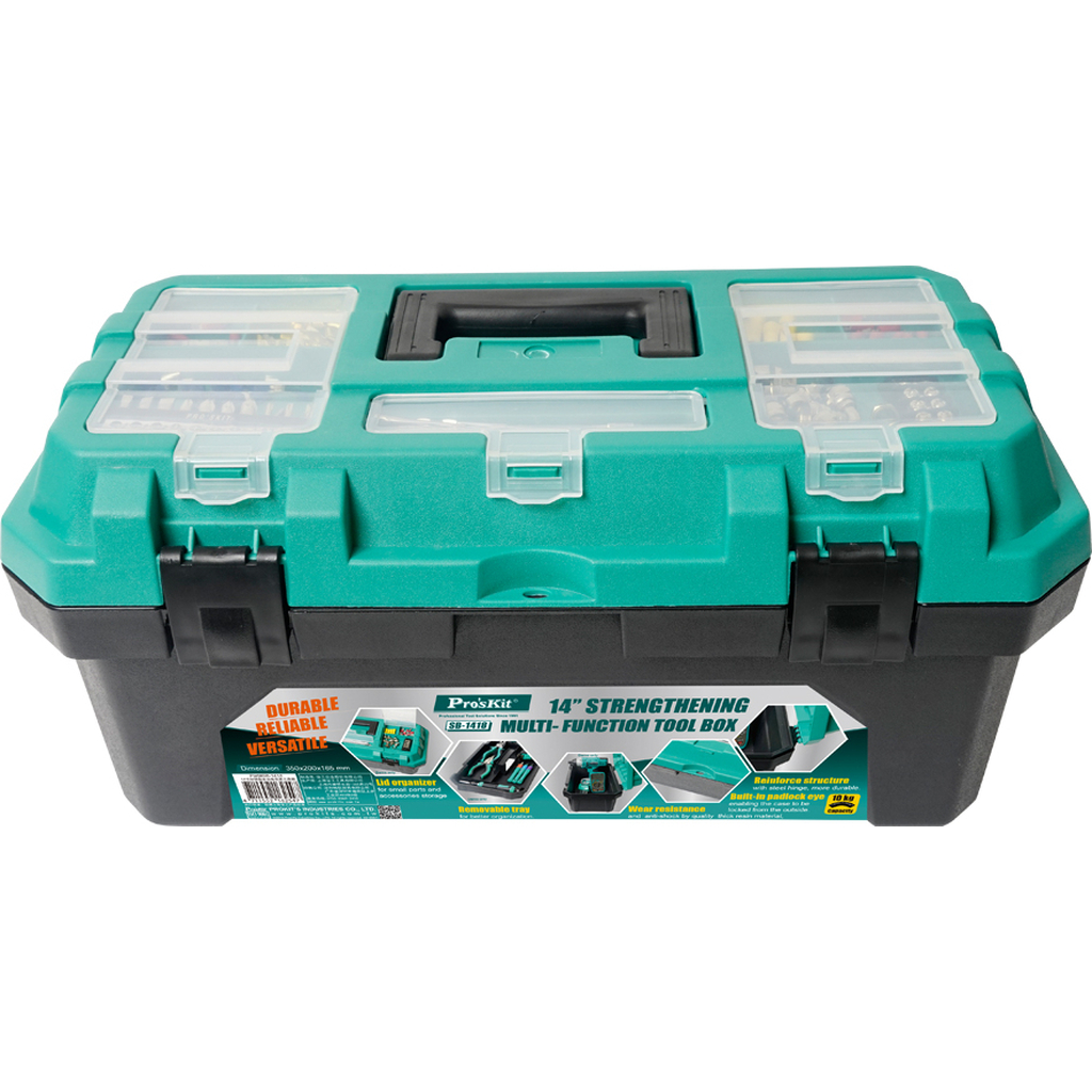 Ящик для инструментов ProsKit пластиковый 420x230x200 мм SB-1718 (аналог SB-4121) С00040188