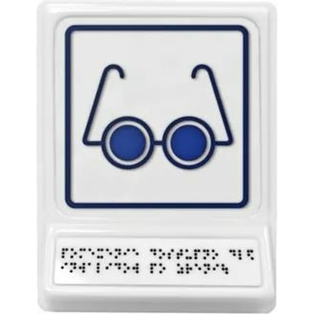 Пиктограмма PALITRA TECHNOLOGY доступность объекта для инвалидов по зрению, синяя 902-0-ngb-b3-c