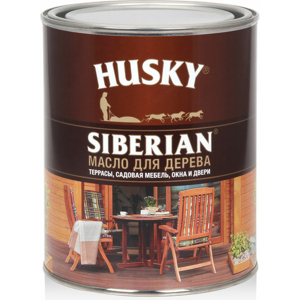 Масло для дерева HUSKY SIBERIAN 0,9 л 26938