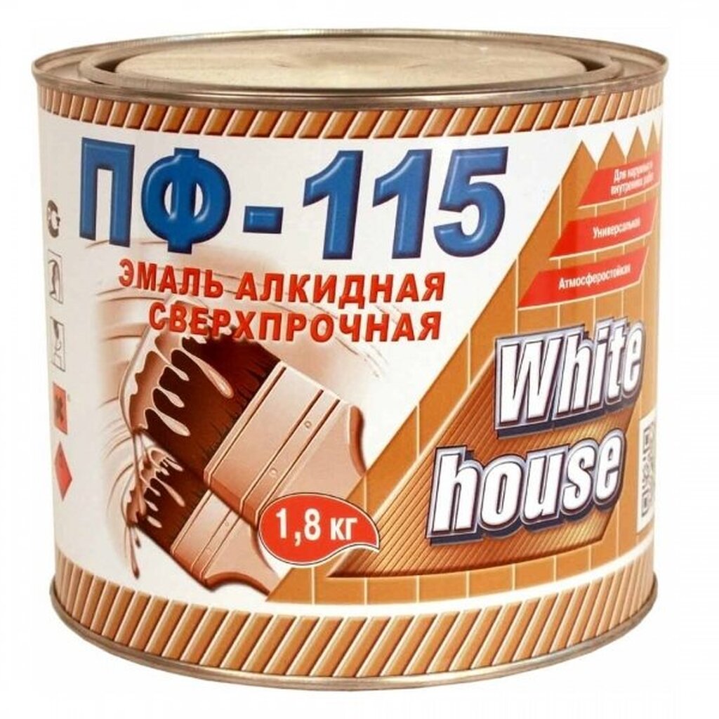 Эмаль White House ПФ-115 (синяя; 1.8 кг) 15240