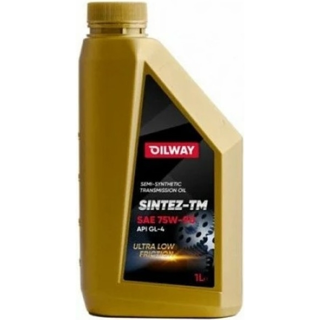 Трансмиссионное полусинтетическое масло OILWAY Sintez-TM 75w90 GL4, 1 л 4640076012574