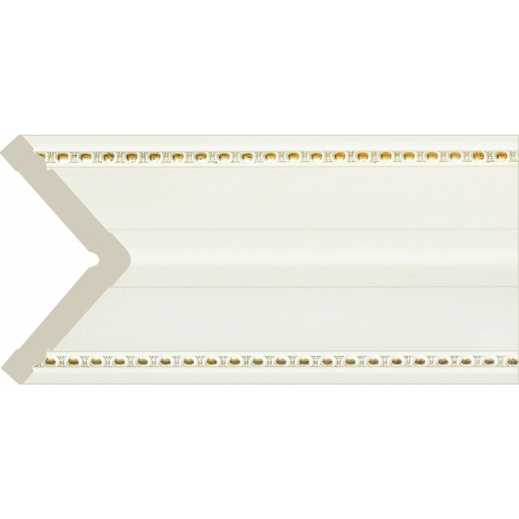 Угол Cosca 70 мм, белый с золотом СПБ023863