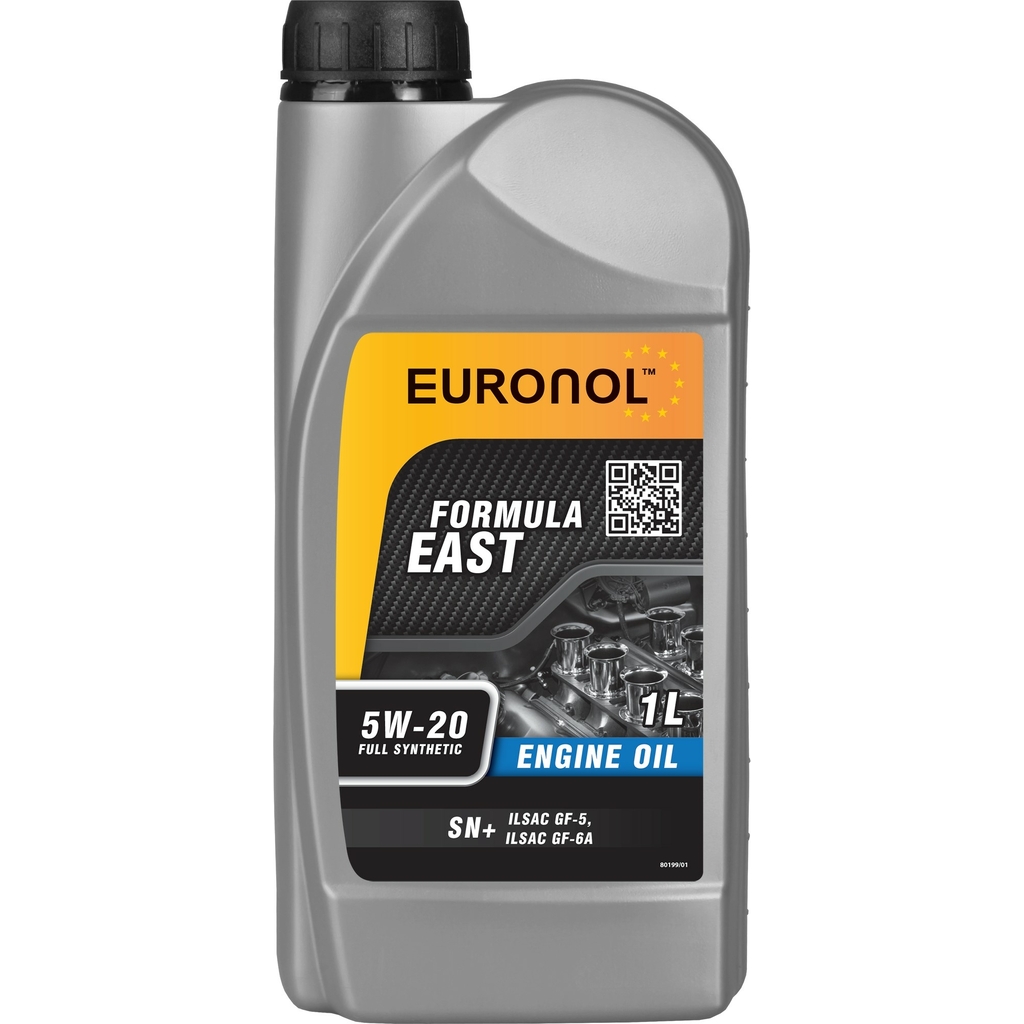 Моторное масло EURONOL EAST FORMULA 5w-20, ILSAC GF-5, 1 л 80199