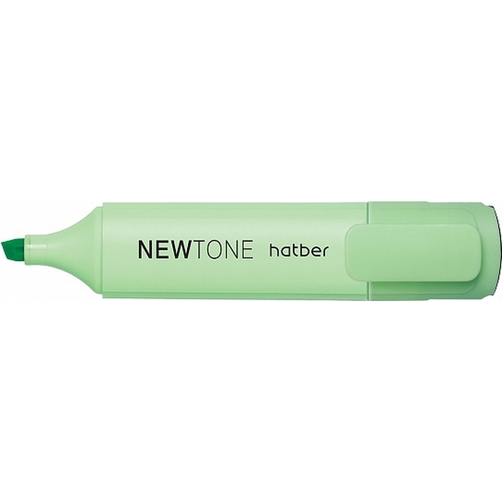 Текстовыделитель Hatber NEWtone PASTEL клиновидный пишущий узел, мятный, 12 шт 060875