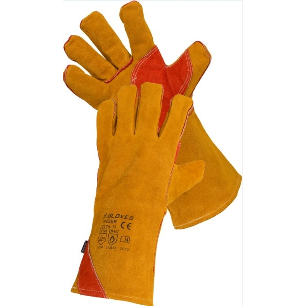 Спилковые 5-ти палые краги S. GLOVES TANGER размер 11 32225-11 S.Gloves