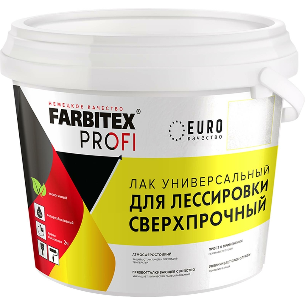 Универсальный лак для лессировки FARBITEX (сверхпрочный; 0.9 л) 4300008118