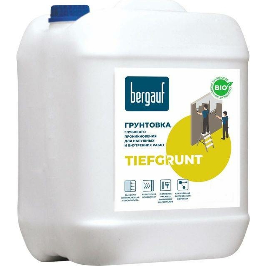 Грунтовка глубокого проникновения Bergauf TIEFGRUNT U 5 л 24515