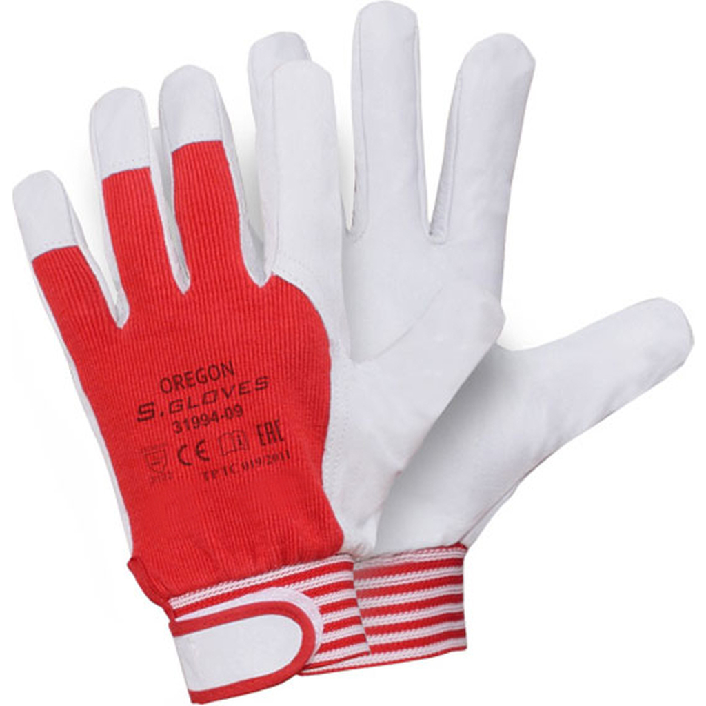 Комбинированные перчатки из козьей кожи S. GLOVES OREGON размер 09 31994-09 S.Gloves