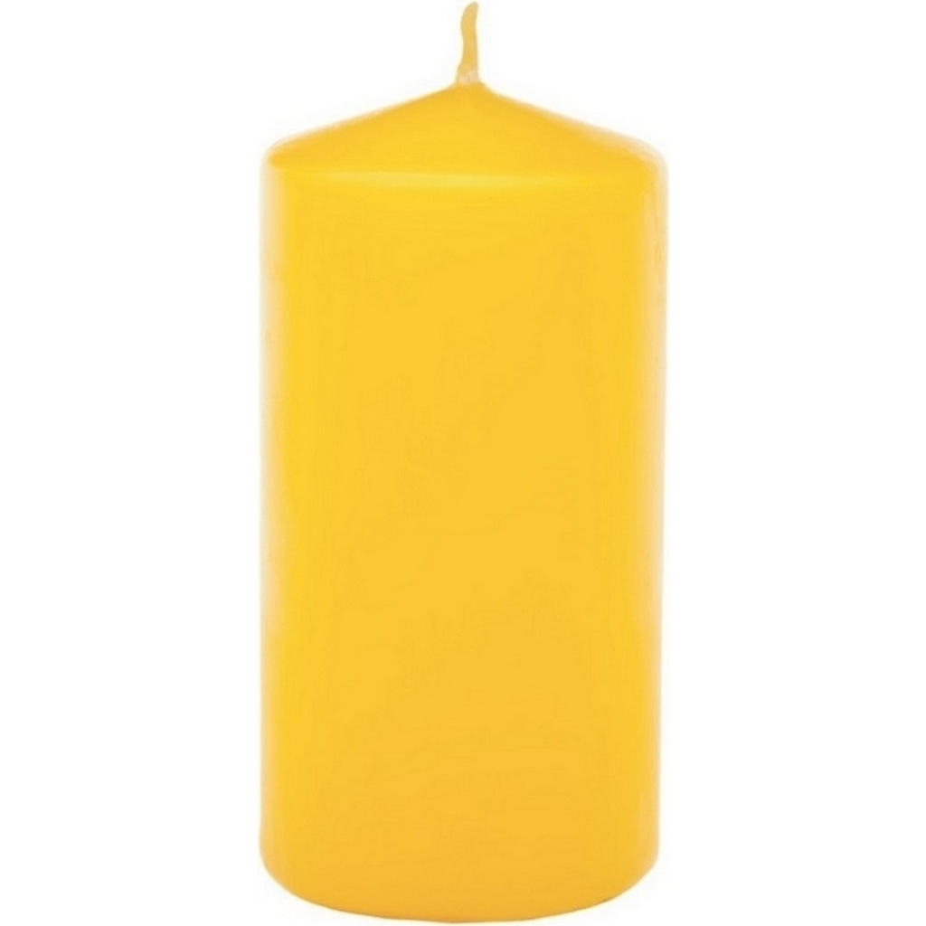 Свеча Lumi бочонок 70x120 мм, цвет желтый 5070864