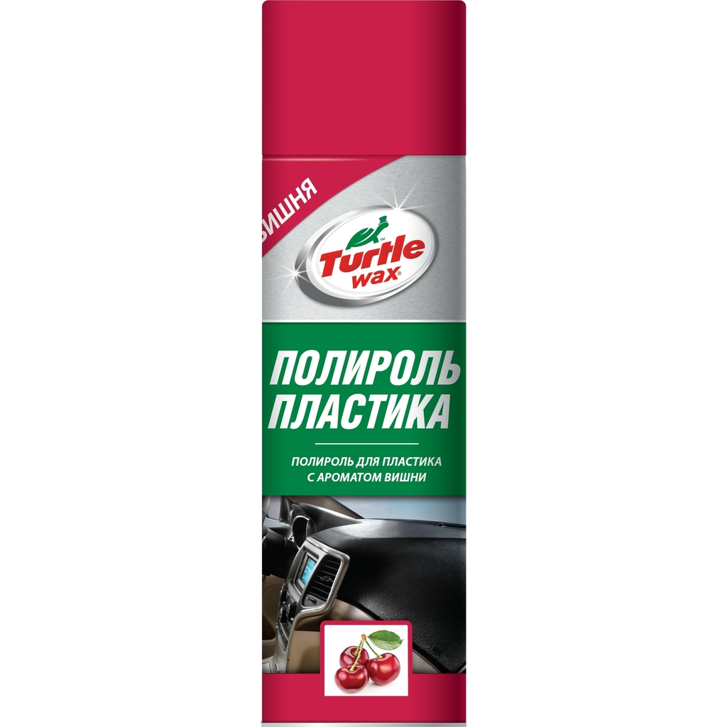 Полироль для пластика Turtle Wax Вишня, 500 мл PTW02