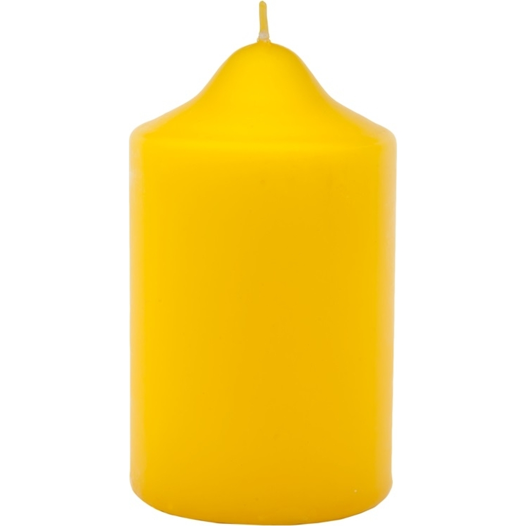 Свеча Антей Candle бочонок 70x100 мм, цвет: желтый, запах: мед 50710547