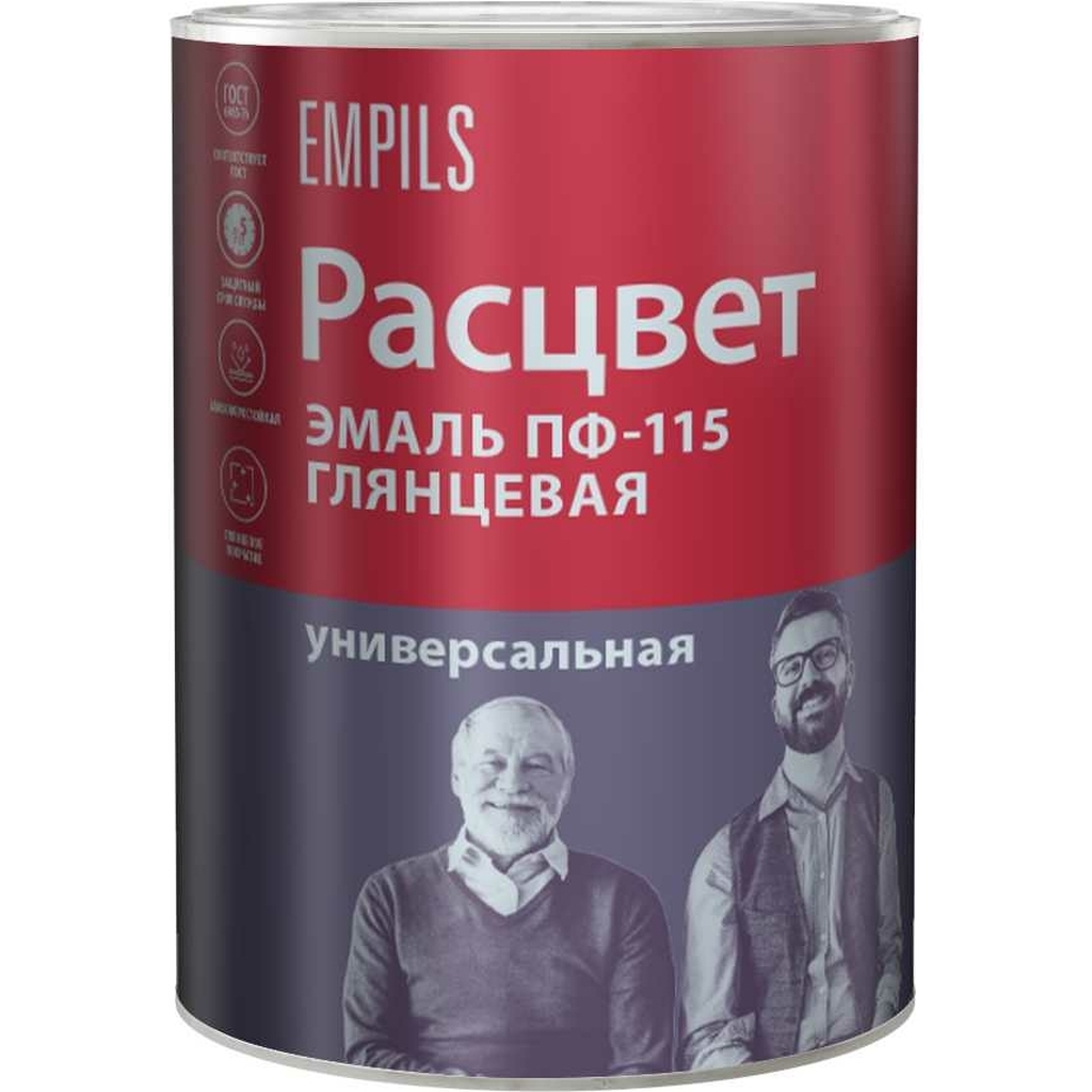 Эмаль Расцвет ПФ-115 синяя, 0.9 кг 9779