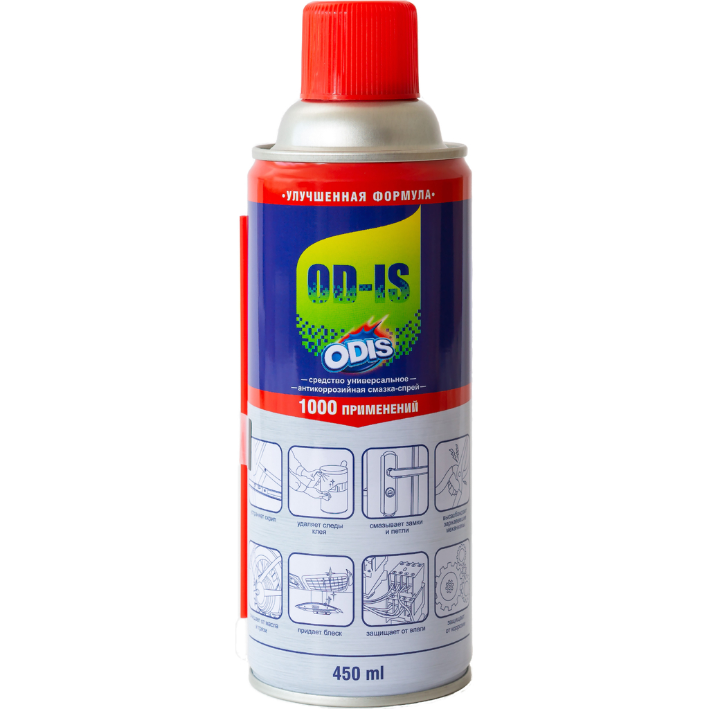 Антикоррозийная смазка-спрей ODIS De-Rust and Lubricating OD-IS 450 мл Ds4450