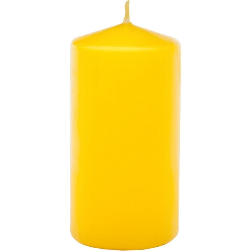 Свеча Lumi бочонок 50x100 мм, цвет желтый 5070862