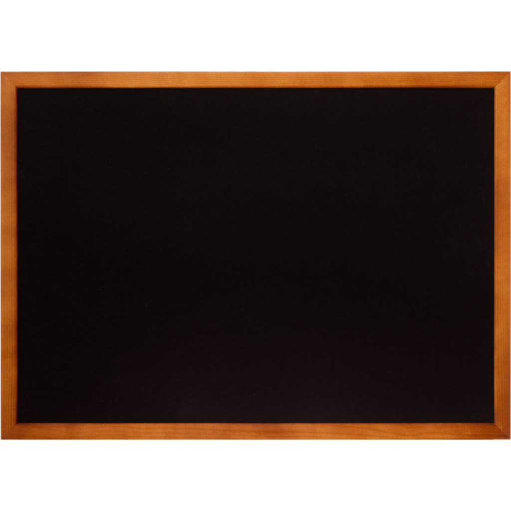 Меловая немагнитная доска Expert Complete, черная, в деревянной раме A3 30x42 см 633377