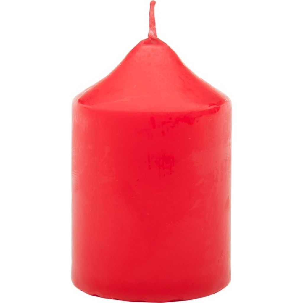 Свеча Антей Candle бочонок 40x60 мм, цвет: красный 5070933