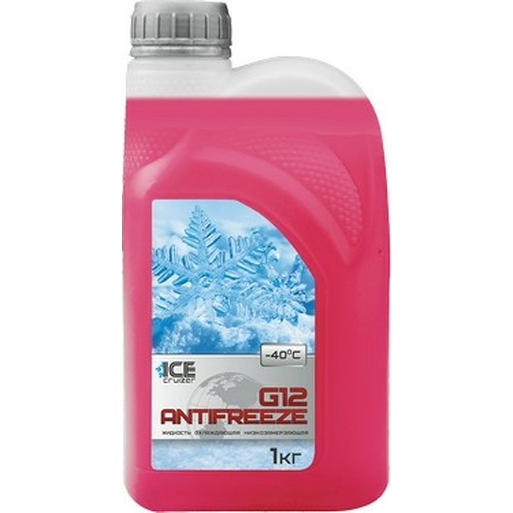 Антифриз ICE CRUIZER красный, G12, -40С, 1 кг IC11301