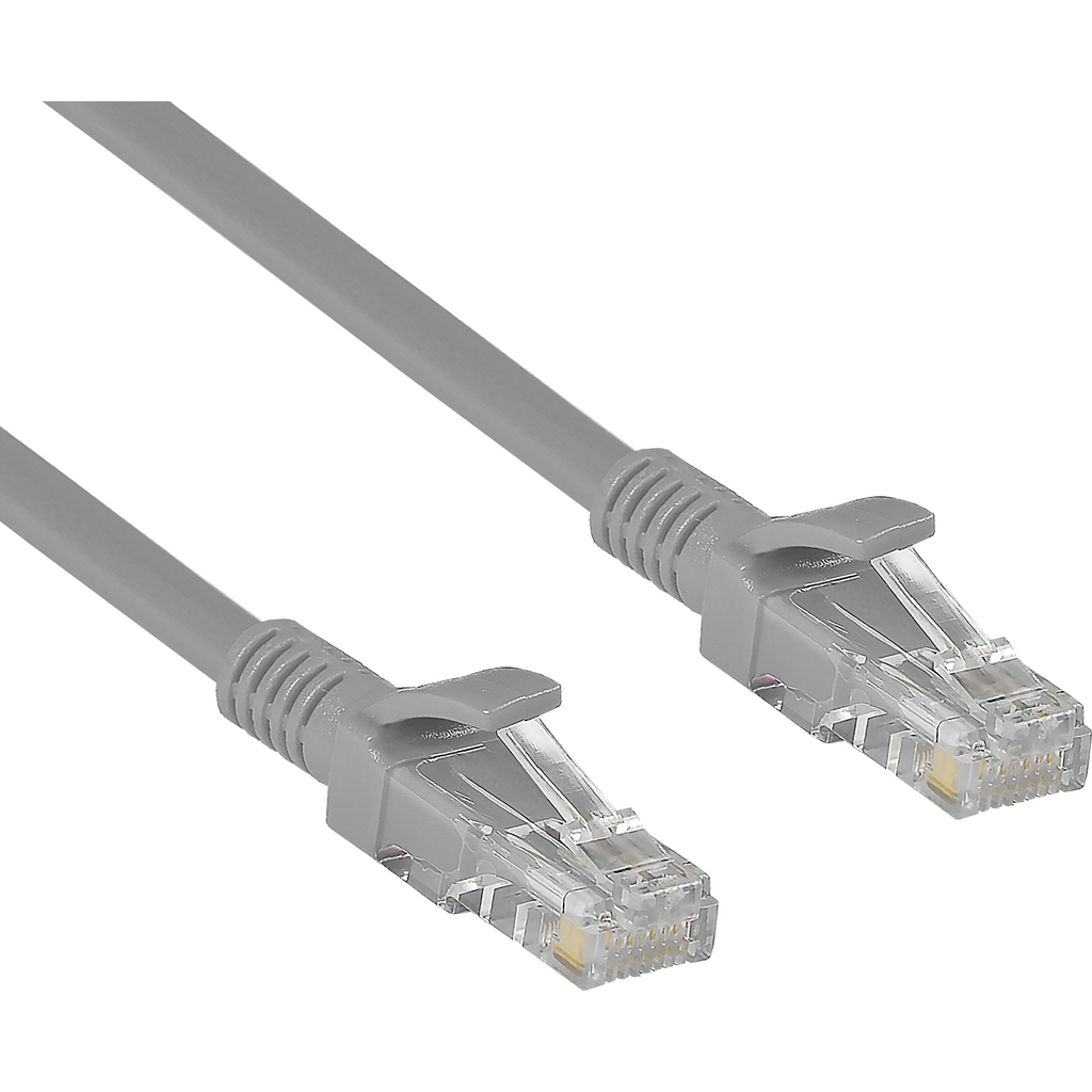 Патч-корд ExeGate FTP-RJ45-RJ45-C5e-CU-1M-GY, FTP, cat.5e, 1м, медь, серый 281997