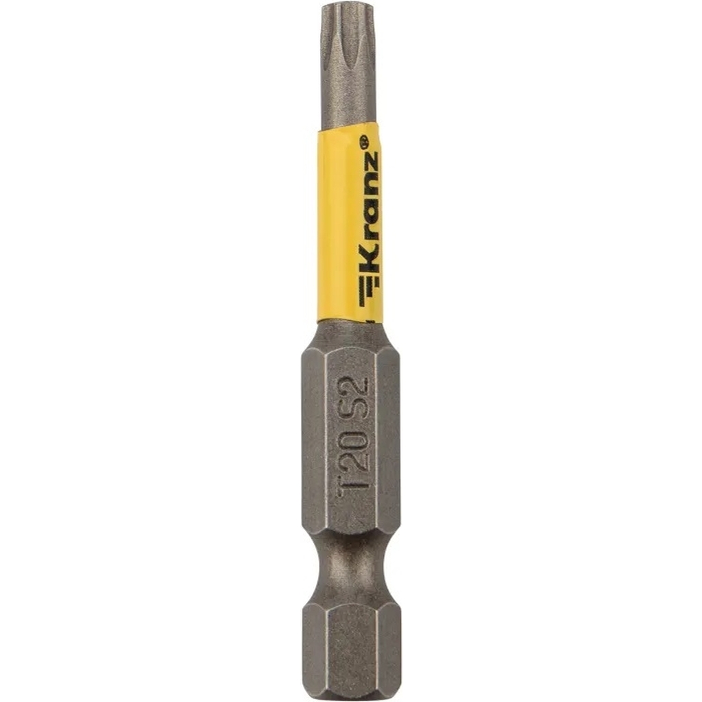 Бита Torx (2 шт; T20x50 мм; сталь S2) для шуруповерта KRANZ KR-92-0427-1