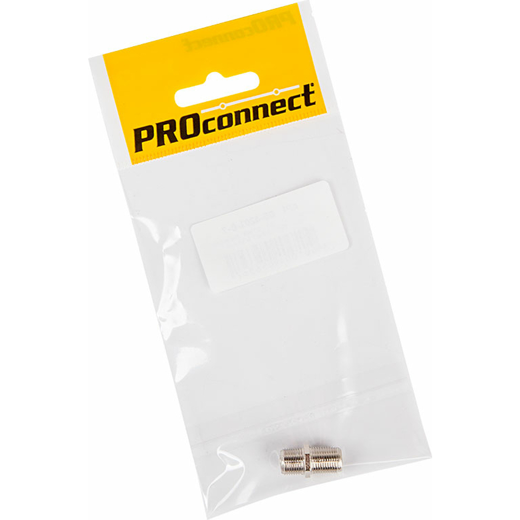 Антенный переходник PROCONNECT RG-6, SAT, гнездо F - гнездо F, бочка 05-4201-6-7