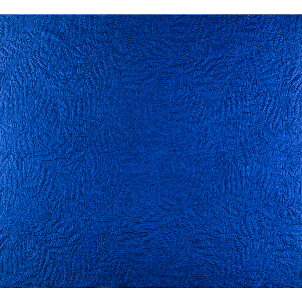 Стеганое покрывало Moroshka Shangri La 210x220 см, синий B06-43