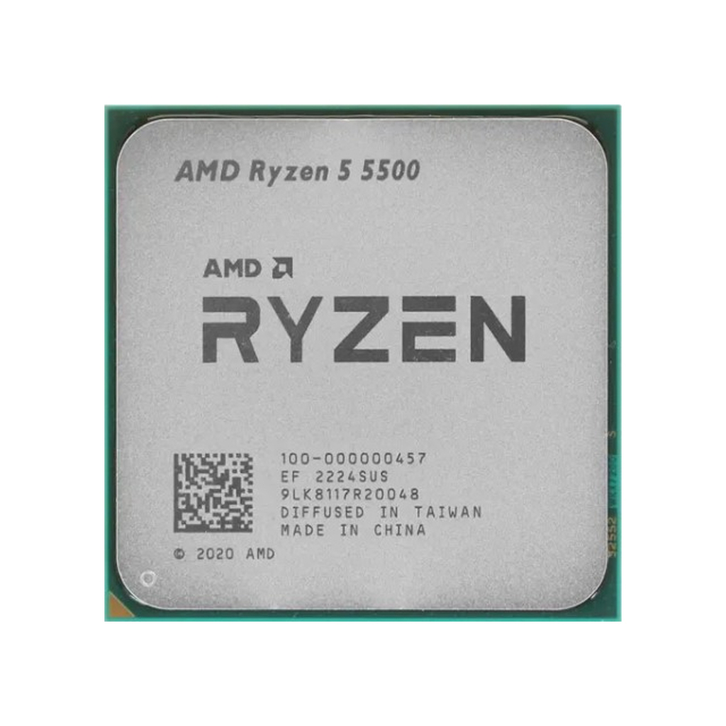Процессор AMD Ryzen 5 5500 (3600MHz/AM4/L2+L3 19456Kb) 100-000000457 OEM