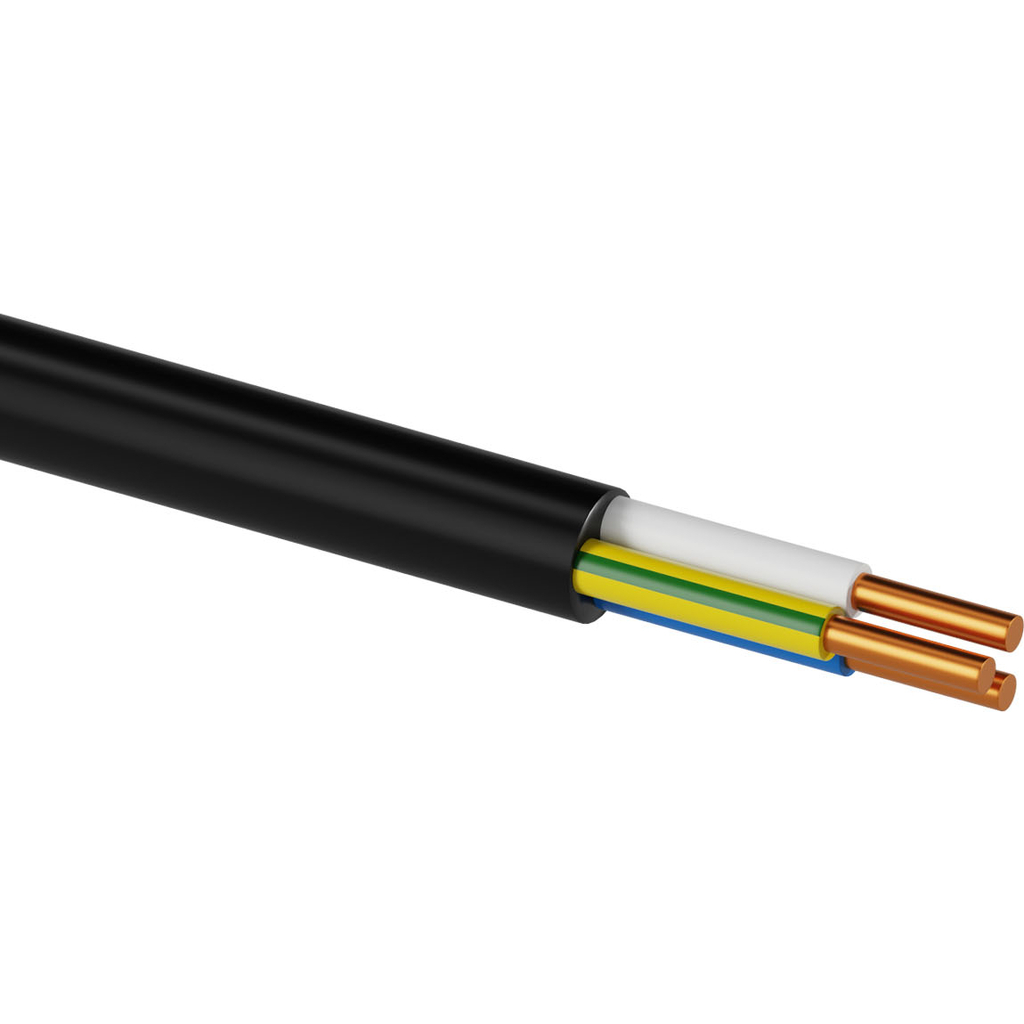 Кабель TDM ВВГнг(А)-LS 3x6 ок(N, PE)-0,66 ГОСТ (100м) SQ0117-0204
