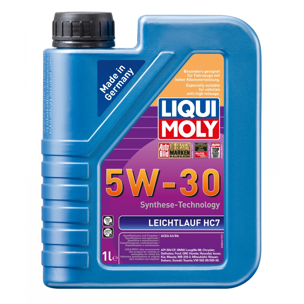 НС-синтетическое моторное масло, 1л LIQUI MOLY Leichtlauf HC 7 5W-30 8541