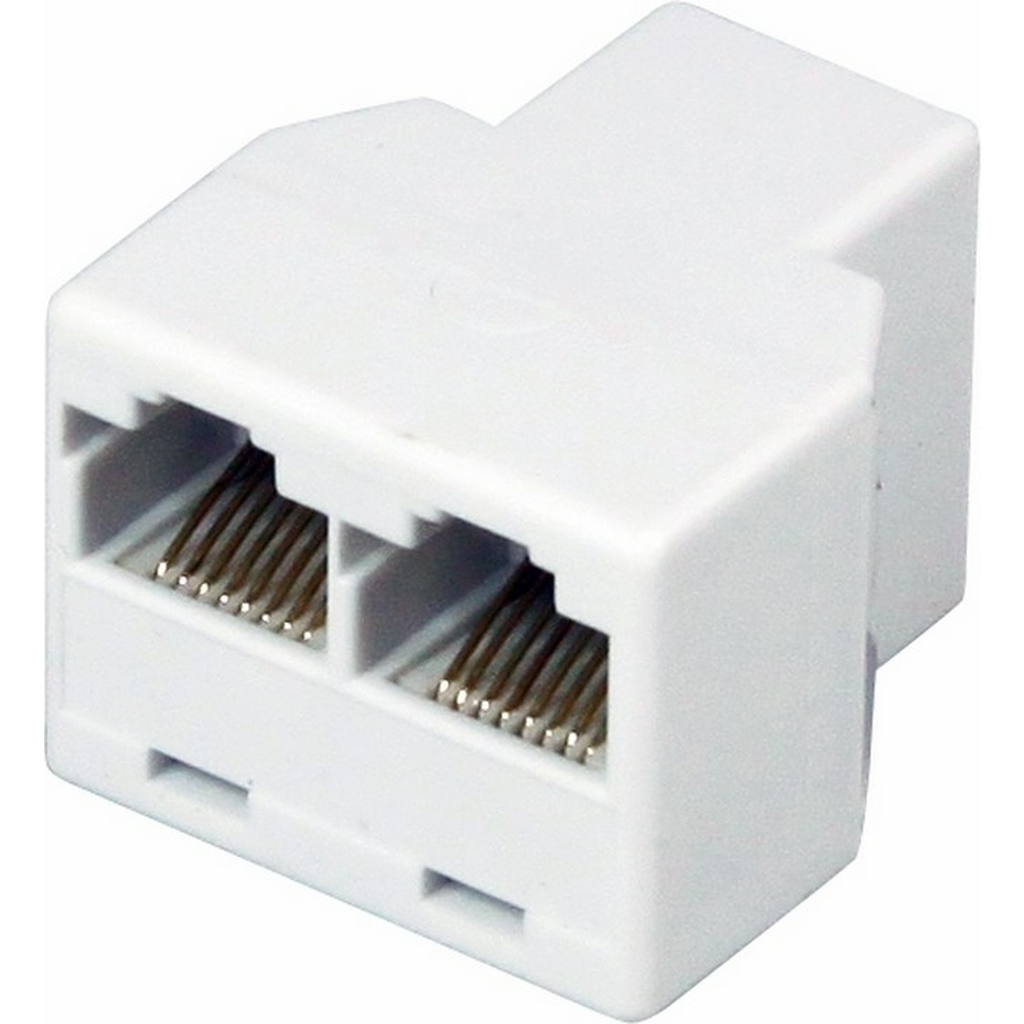 Компьютерный двойник REXANT RJ-45(8P-8C) гнездо - 2 гнезда 03-0103