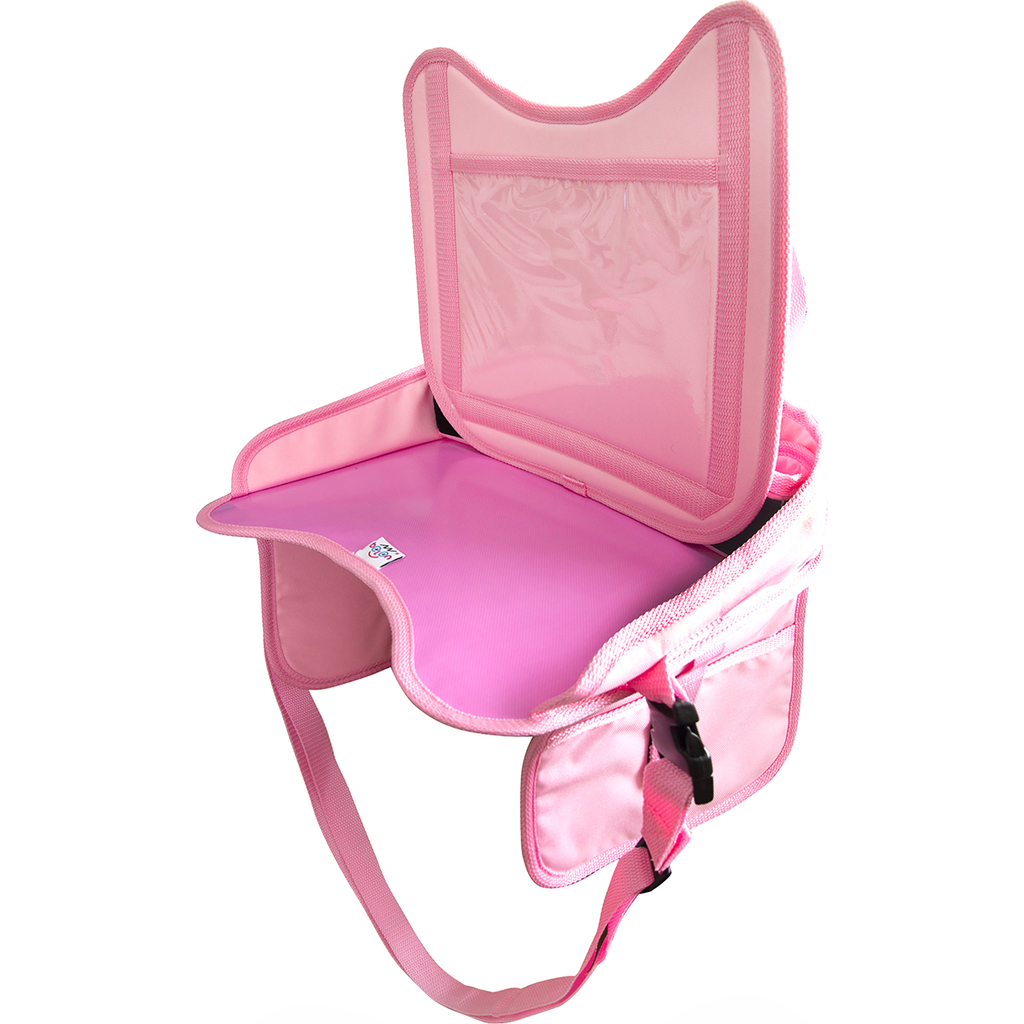 Столик для детского автокресла с подставкой BELON familia цвет розовый СДК-2-РОЗОВЫЙ