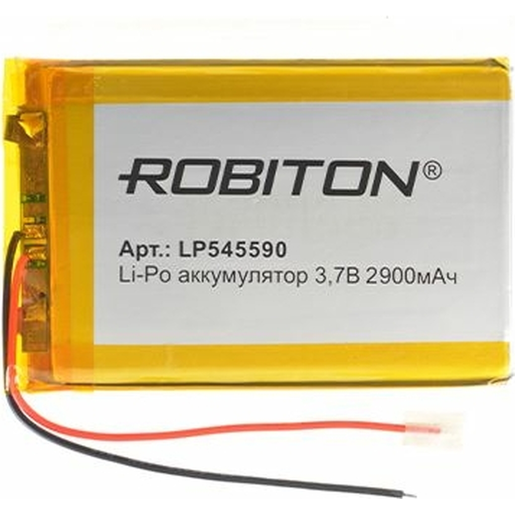 Аккумулятор ROBITON LP545590 3.7В 2900мАч 15742