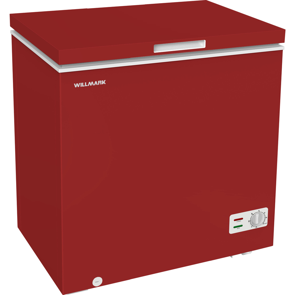 Морозильный ларь компрессор TOSHIBA, до -24С, 225 л, 2 корзины Willmark CF-250CS красный 1000362