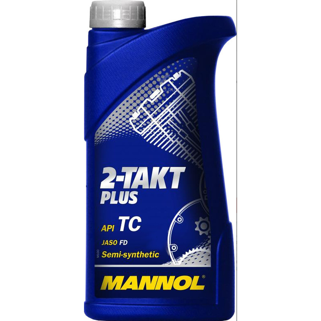 Масло моторное полусинтетическое 2-TAKT PLUS 1 л MANNOL 1404