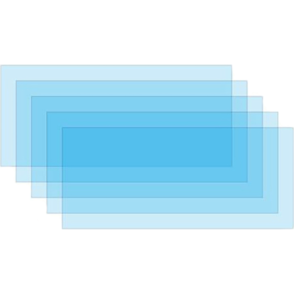 Стекло защитное внутреннее к маске сварщика 5 шт, 105х88 мм SOLARIS 450002