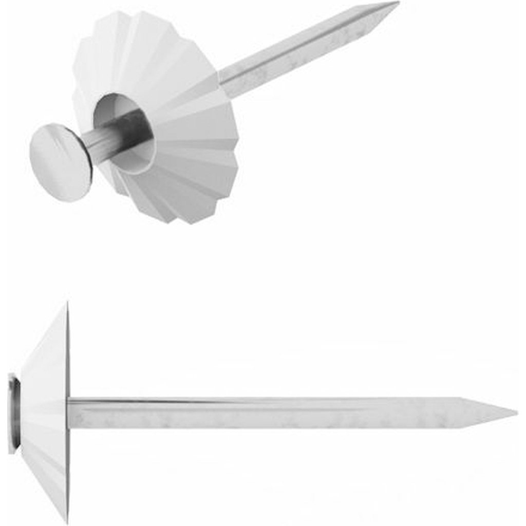Декоративные гвозди STARFIX 1,8x32 мм, белая шляпка 100 шт. SMZ1-105686-100