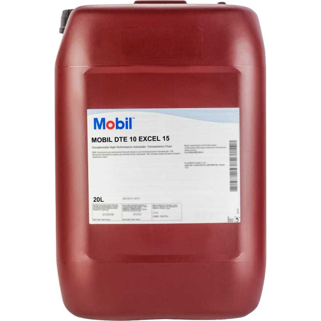 Гидравлическое масло DTE 10 EXCEL 15, 20 л MOBIL 156595