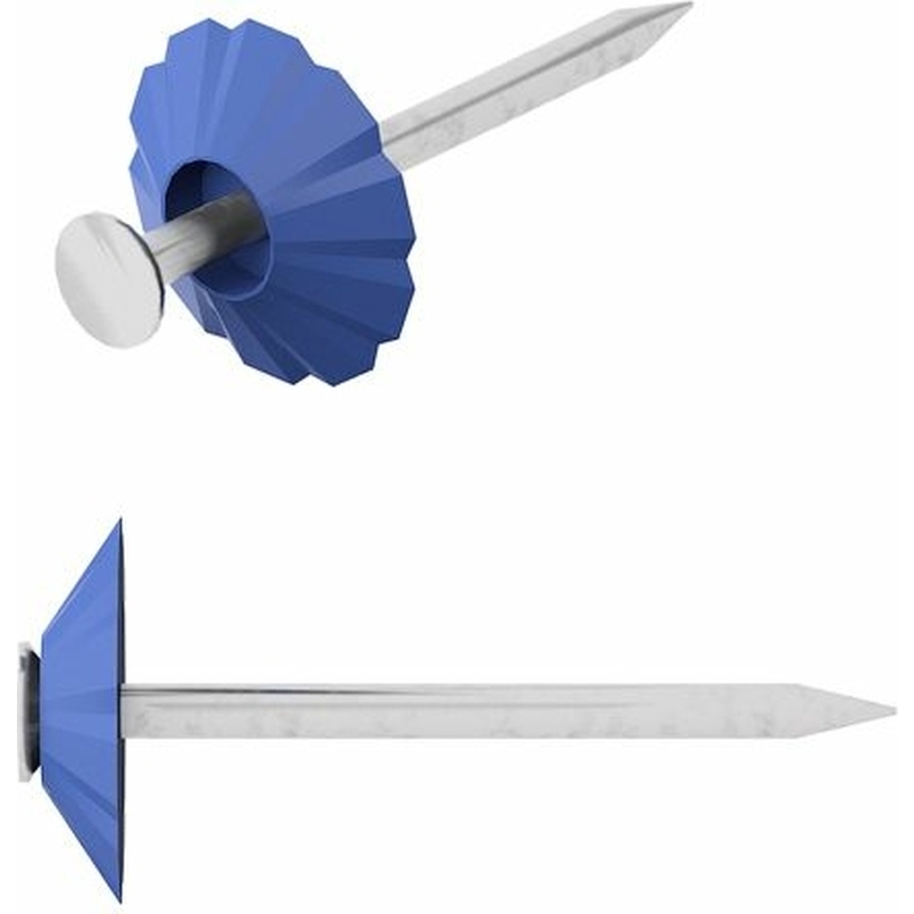 Декоративные гвозди STARFIX 1,8x32 мм, синяя шляпка, 100 шт. SMZ1-39400-100