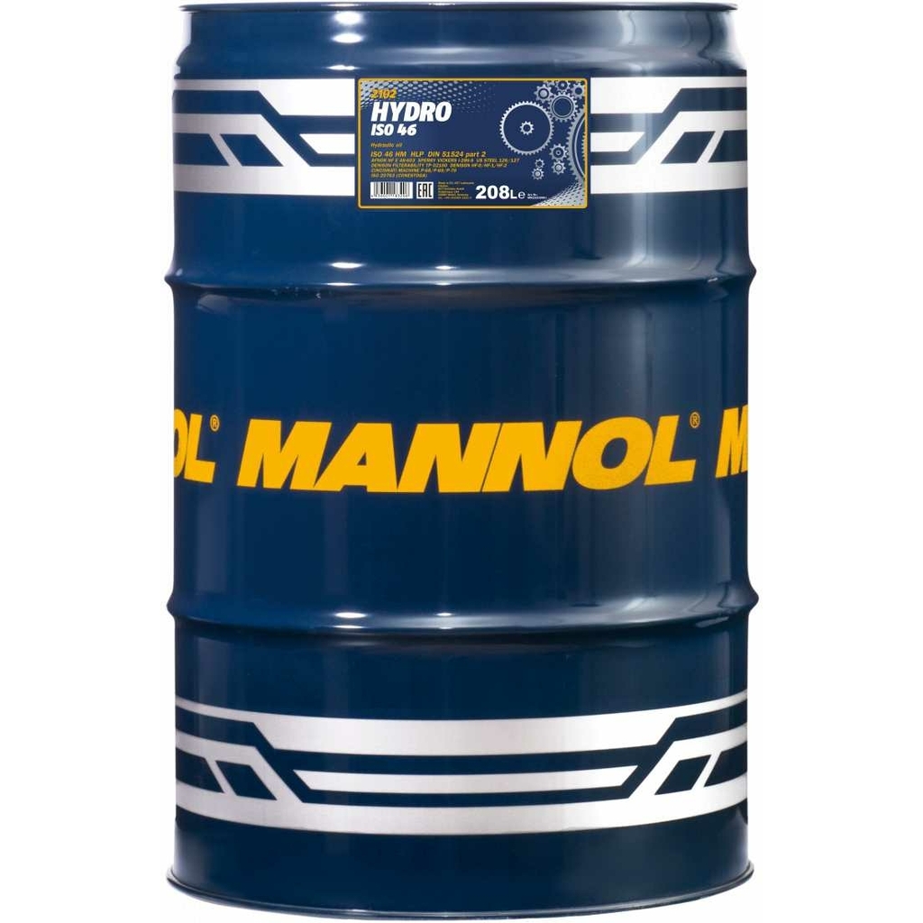 Масло гидравлическое HYDRO ISO 46 208 л MANNOL 1905